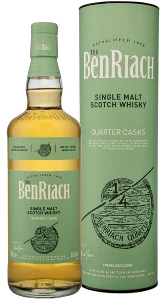 Виски Benriach Quarter Casks Single Malt Speyside in tube 0,7 л фото