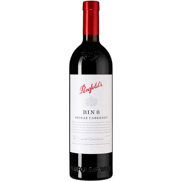Вино Красное Сухое Penfolds Bin 8 Cabernet Shiraz South Australia 2021 0,75 л фото