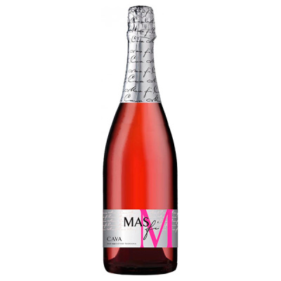 Вино игристое Розовое Брют Mas Fi Brut Rose Cava 2020 0,75 л фото