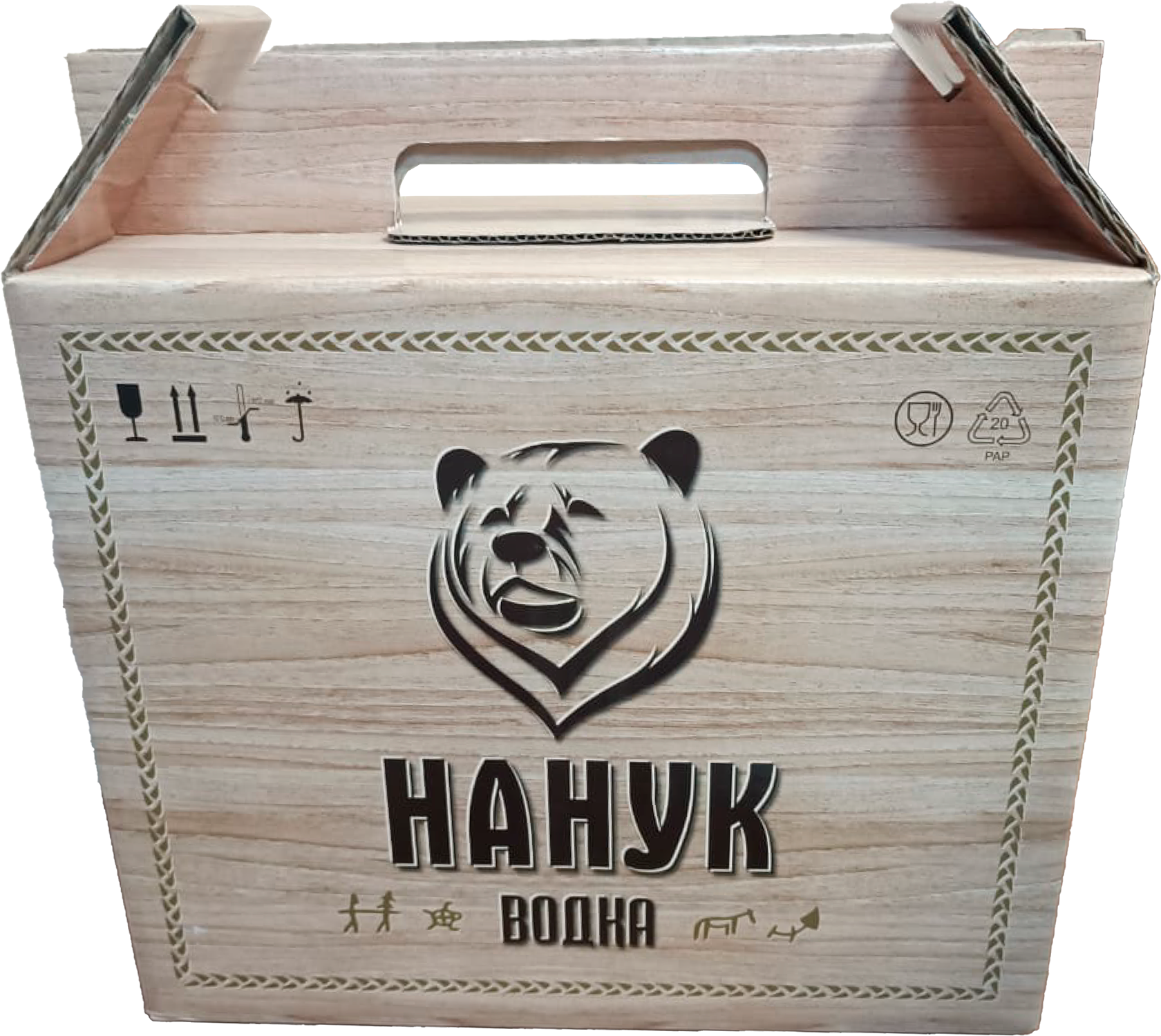 Водка Nanook gift box with 2 bottles 0,7 л фото
