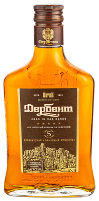 Бренди Derbent 5 YO 2015 0,25 л фото