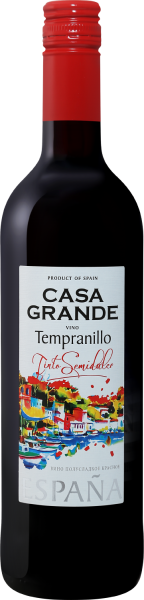 Вино Красное Полусладкое Casa Grande Tempranillo 0,75 л фото