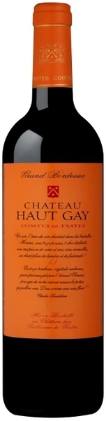 Вино Красное Сухое Chateau Haut Gay Comtes de Tastes Bordeaux Superieur 2019 0,75 л фото