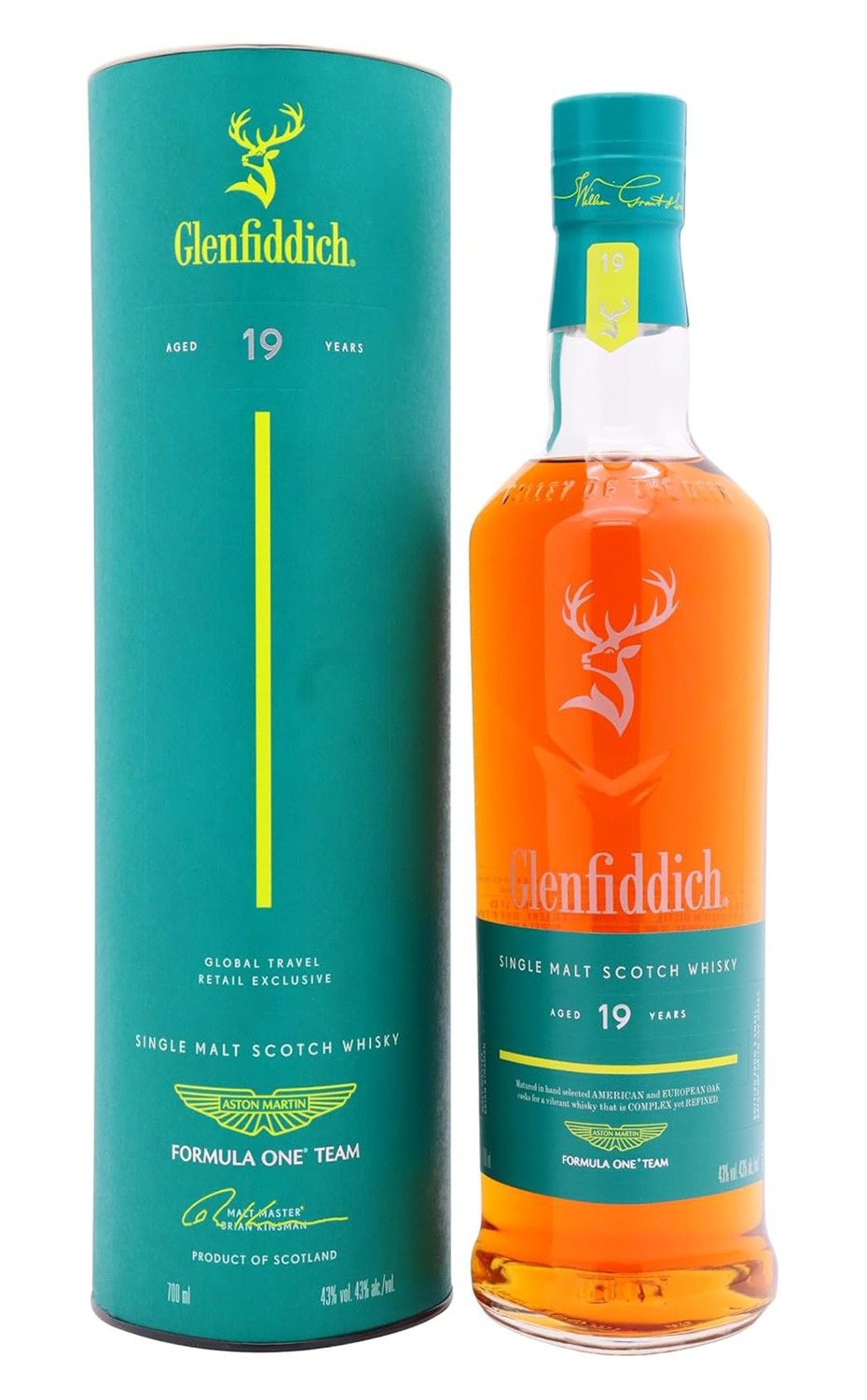 Виски Glenfiddich 19 Years Old Aston Martin Single Malt Speyside in gift box 0,7 л фото