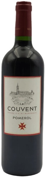 Вино Красное Сухое Le Couvent Pomerol 2022 0,75 л фото