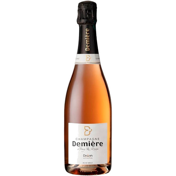 Вино игристое Розовое Брют Demiere Divin Rose Brut Champagne 0,75 л фото