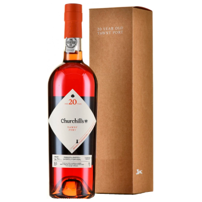 Портвейн Churchill's Tawny 20 Years Old in gift box 0,75 л фото