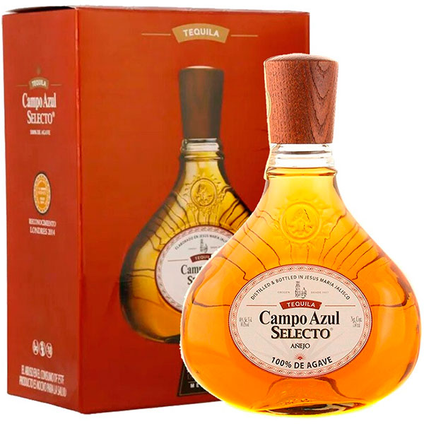 Текила Campo Azul Selecto Anejo in gift box 0,75 л фото