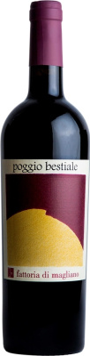 Вино Красное Сухое Fattoria di Magliano Poggio Bestiale Maremma Toscana 2019 0,75 л фото