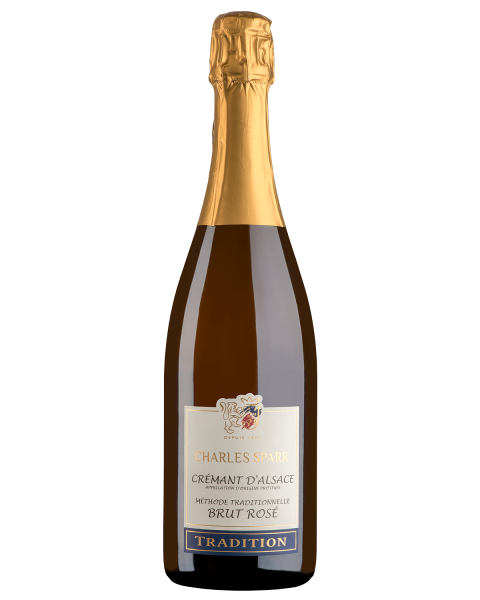 Вино игристое Розовое Брют Charles Sparr Cremant d'Alsace Rose 0,75 л фото