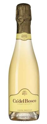 Вино игристое Белое Экстра Брют Ca' Del Bosco Franciacorta Cuvee Prestige new label 2022 0,375 л фото