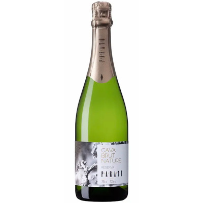 Вино игристое Белое Сухое Parato Brut Nature Reserva Cava 0,75 л фото