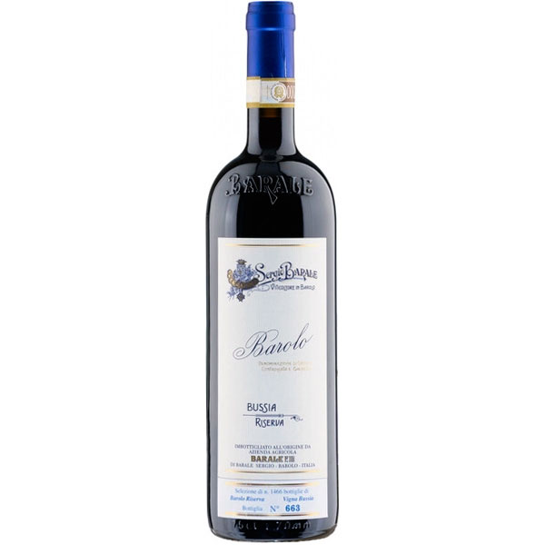 Вино Красное Сухое Barale Fratelli Barolo Bussia Riserva 2017 0,75 л фото