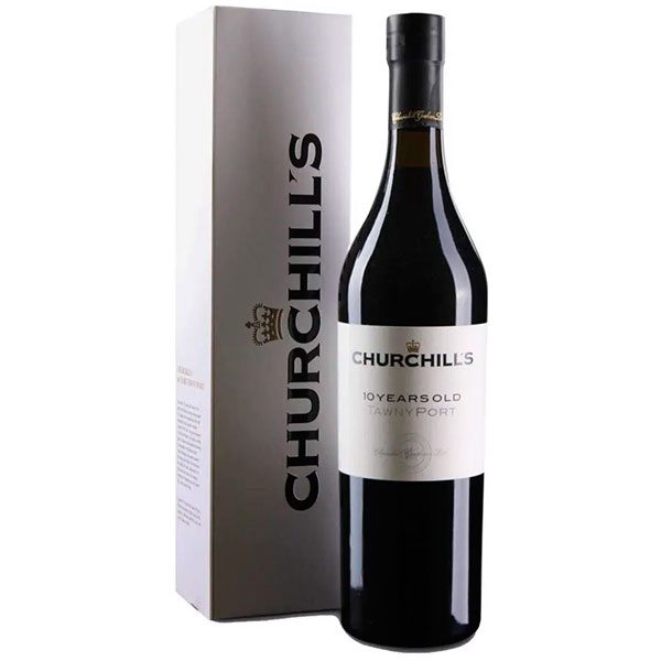 Портвейн Churchill's Tawny 10 Years Old in gift box 0,75 л фото