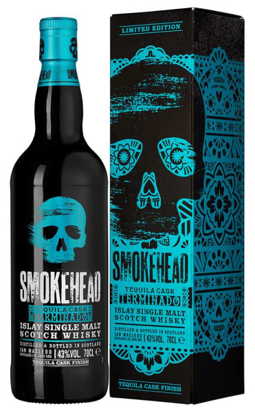 Виски Smokehead Terminado Tequila Cask Single Malt in gift box 0,7 л фото