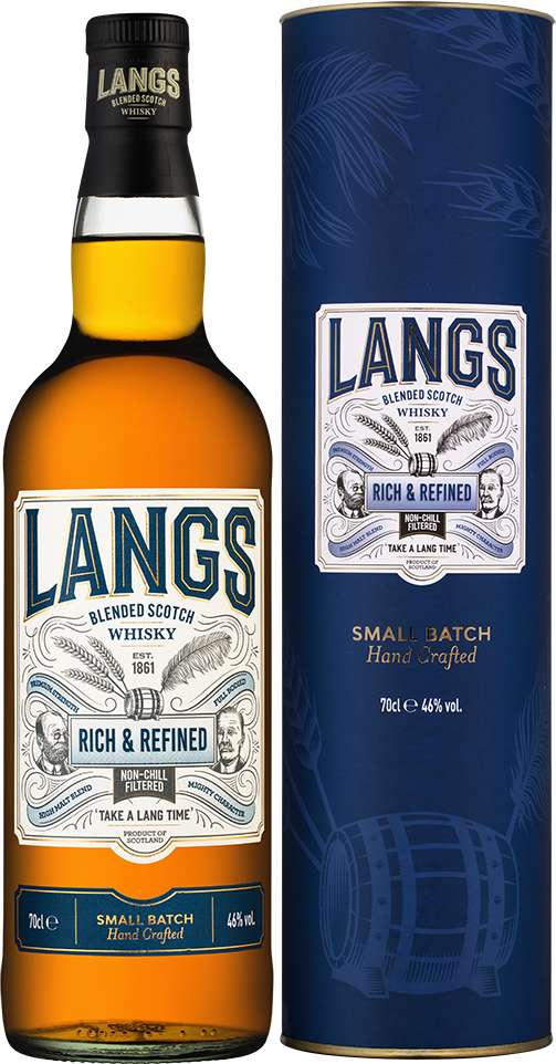 Виски Langs Rich & Refined in gift box 0,7 л фото