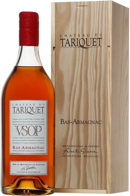 Арманьяк Chateau du Tariquet VSOP Bas-Armagnac in wooden box 1,5 л фото