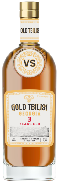 Бренди Золото Тбилиси 3 года выдержки 40% 0,5 л фото