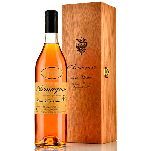 Арманьяк Saint Christeau in wooden box 1964 0,7 л фото