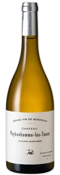 Вино Белое Сухое Chateau Pey-Bonhomme Les Tours Le Blanc Bonhomme Blaye Cotes de Bordeaux 2021 0,75 л фото