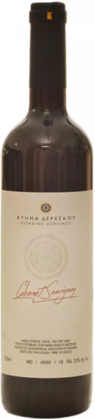 Вино Красное Сухое Domaine Dereskos Cabernet Sauvignon 2019 0,75 л фото