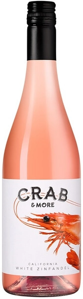 Вино Розовое Полусладкое Crab & More White Zinfandel California 2024 0,75 л фото