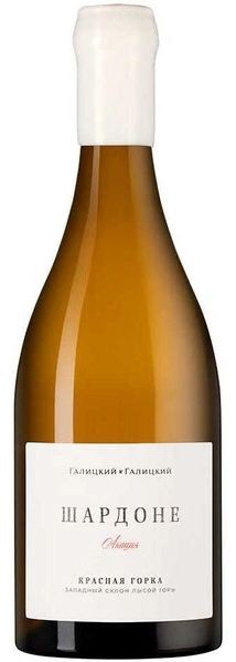 Вино Белое Сухое Galitskiy & Galitskiy Krasnaia Gorka Chardonnay Acacia Kuban Anapa 2022 0,75 л фото