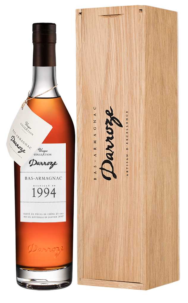 Арманьяк Darroze Unique Collection Bas-Armagnac in wooden box 1994 0,7 л фото