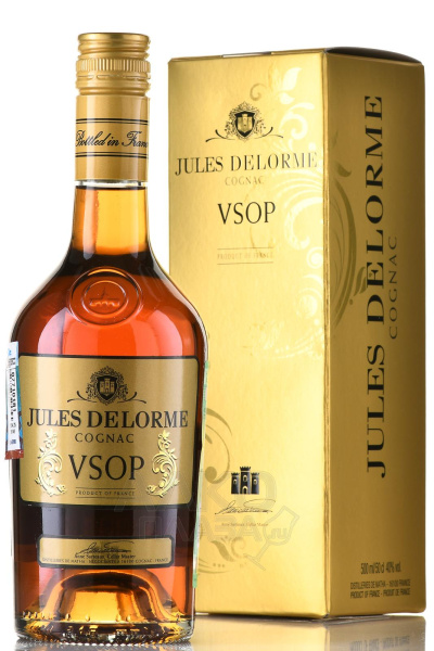 Коньяк Jules Delorme VSOP in gift box 0,5 л фото
