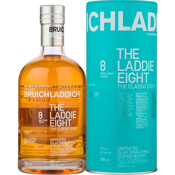 Виски Bruichladdich The Laddie Eight 8 Year Old Single Malt Islay in tube 0,7 л фото