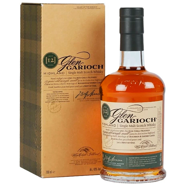 Виски Glen Garioch 12 Years Old Single Malt Highland in gift box 0,7 л фото