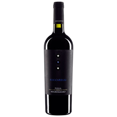 Вино Красное Полусухое Luccarelli Negroamaro Puglia 2021 0,75 л фото