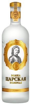 Водка Царская Золотая Новогодняя 40% 1 л фото
