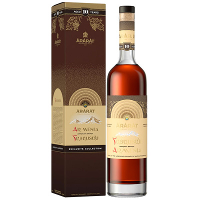 Бренди Ararat Armenia 10 Years Old in gift box 0,75 л фото