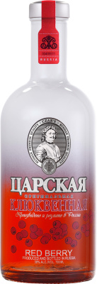 Водка Царская Оригинальная Клюквенная Красная 38% 0,7 л фото
