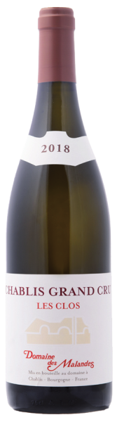 Вино Белое Сухое Domaine Des Malandes Chablis Grand Cru Les Clos 2023 0,75 л фото