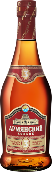 Бренди Мердзаванский Коньячный Завод Армянский 3 Года 40% 0,5 л фото