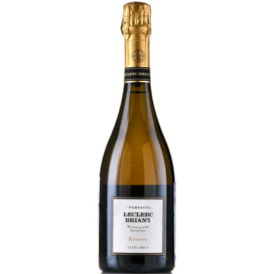 Шампанское Белое Экстра Брют Leclerc Briant Reserve Champagne 0,75 л фото