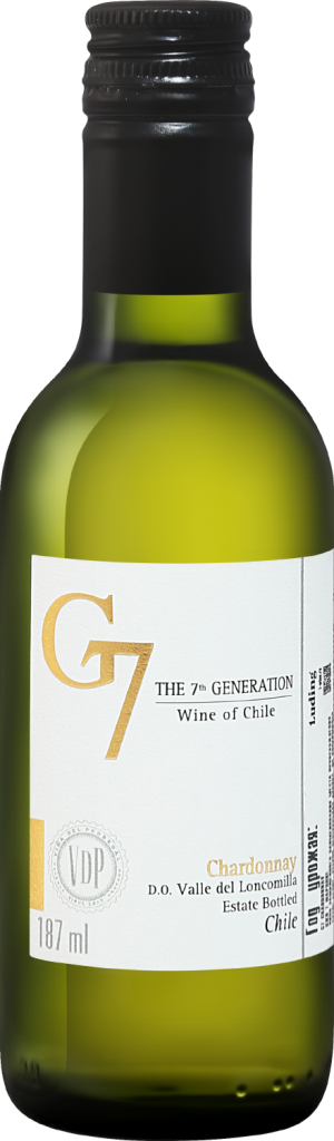 Вино Белое Сухое G7 Chardonnay Loncomilla Valley 2023 0,187 л фото