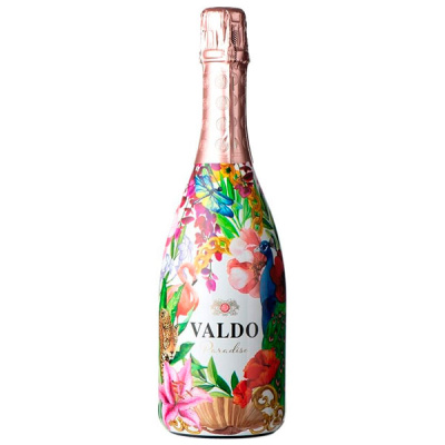 Вино игристое Розовое Брют Valdo Paradise Rose Brut 0,75 л фото