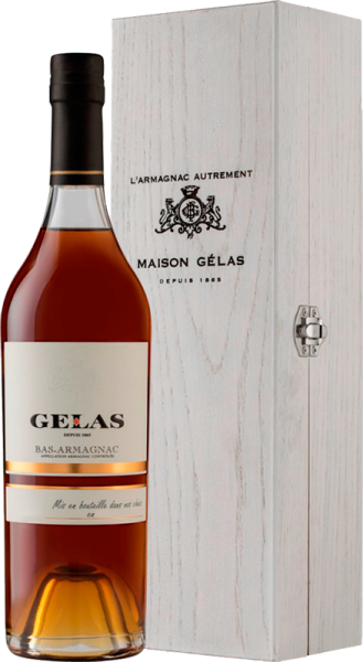 Арманьяк Gelas Bas-Armagnac in wooden box 1966 0,7 л фото