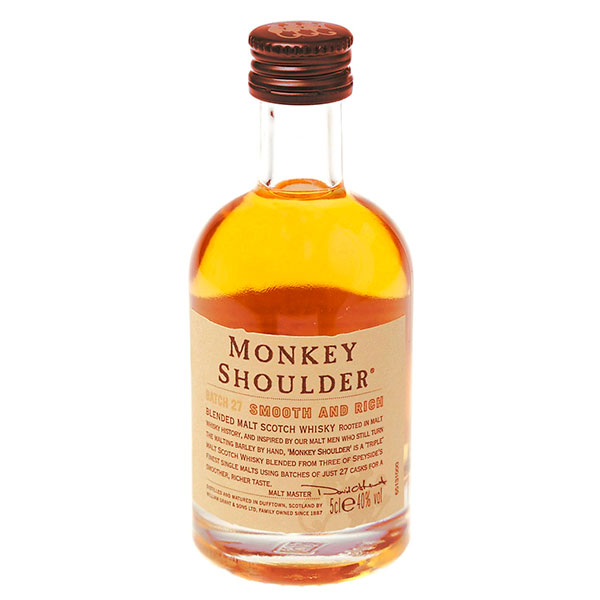 Виски Monkey Shoulder Batch 27 Blended Malt Speyside 0,05 л фото