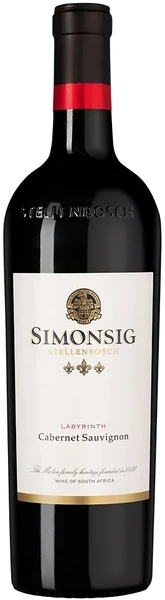Вино Красное Сухое Simonsig Labyrinth Cabernet Sauvignon Stellenbosch 2022 0,75 л фото
