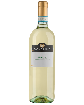 Вино Белое Сухое Cavatina Soave 2023 0,75 л фото
