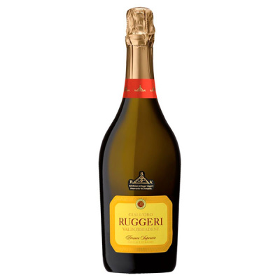 Вино игристое Белое Сухое Ruggeri Giall'Oro Valdobbiadene Prosecco Superiore 0,75 л фото