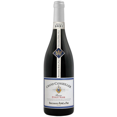 Вино Красное Сухое Bouchard Aine & Fils Grand Conseiller Pinot Noir 2021 0,75 л фото