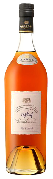 Арманьяк Janneau Vintage Collection in wooden box 1964 0,7 л фото
