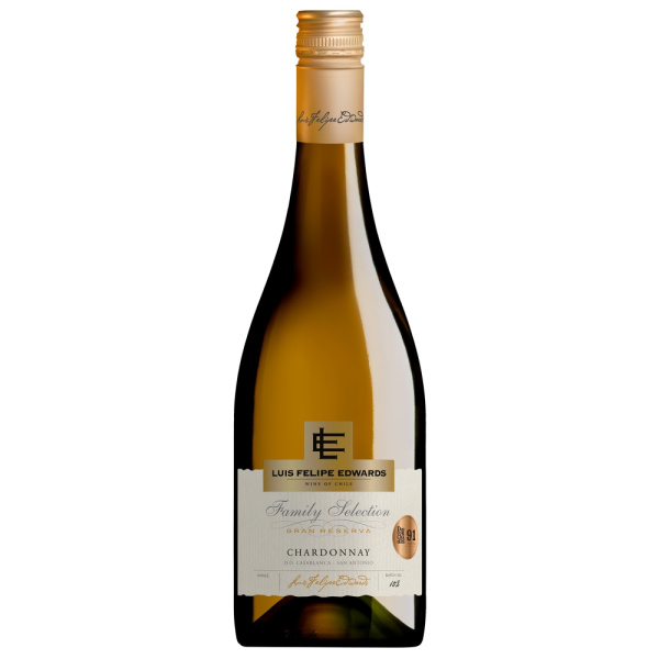 Вино Белое Сухое Luis Felipe Edwards Family Selection Gran Reserva Chardonnay Valle de Casablanca 0,75 л фото