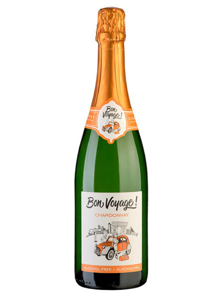 Вино игристое Белое Сладкое Bon Voyage Chardonnay 0,75 л фото