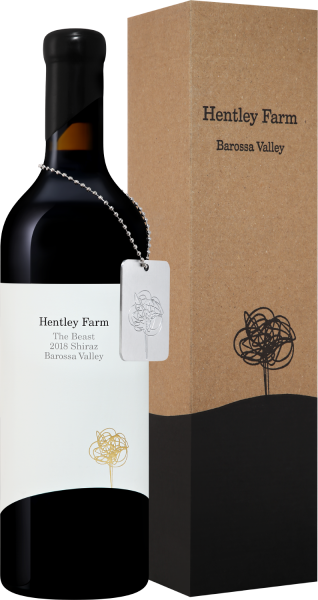 Вино Красное Сухое Hentley Farm The Beast Shiraz Barossa Valley in gift box 2018 0,75 л фото